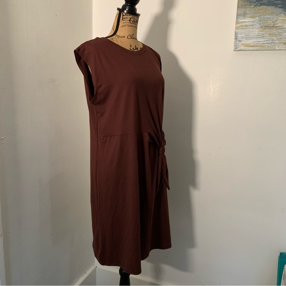 NWT Shiela Rose Burgundy Dress with Tie
